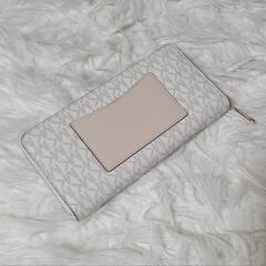 【新品】マイケルコース 長財布 ジップアラウンド コンチネンタル MKシグネチャー