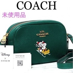 【未使用品】COACH & ディズニー 限定コラボ ショルダーバッグ