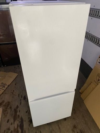 福岡市内配送設置無料　2021年式　冷蔵庫 ホワイト AT-RF160-WH [162L /2ドア /右開きタイプ]