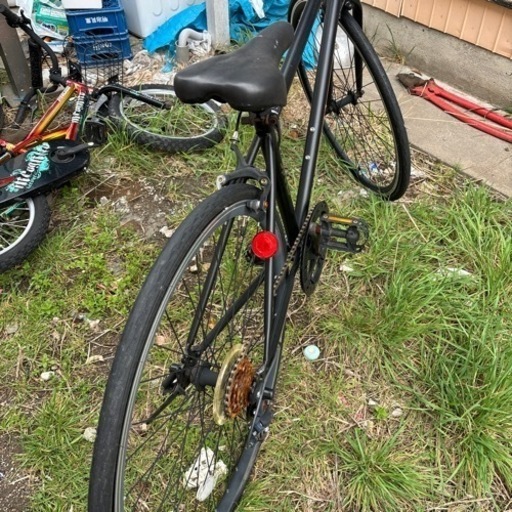 クロスバイク momentum ineed S-1 7段変速 ダークグレー 配送無料