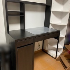 早め希望🙏IKEA 学習・仕事用デスク　黒