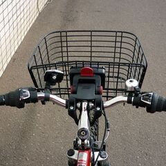 ☆自転車 26インチ 18段切替 赤 AERO-FIX DS-R マウンテンバイク カゴ付き