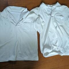 ポロシャツ半袖２枚セット　白黒
