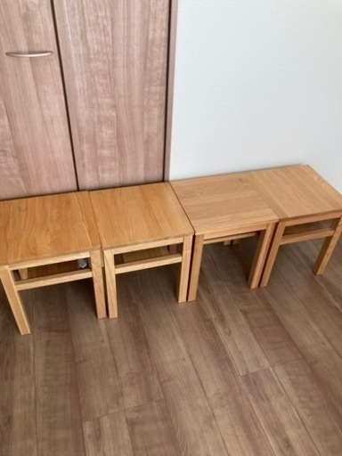 美品　　無印良品椅子４個セット