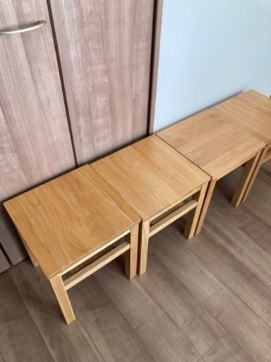 美品 無印良品椅子4個セット MUJI (無印良品)（座椅子）のフリマ