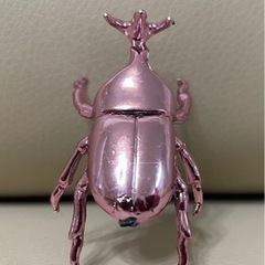 生物図鑑 カブトムシ メタリックピンク