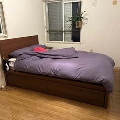 Ikeaベッド　セミダブル