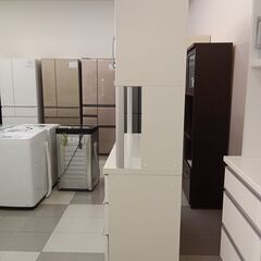 ☆ジモティ割あり☆ 松田家具 レンジボード H202×D48×W118 