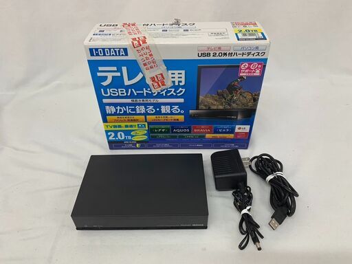 I-O DATA アイ・オー・データ USB外付けハードディスク 2TB AVHD-U2