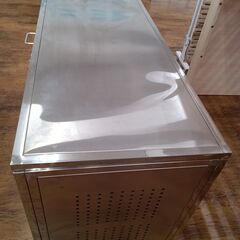 ★ジモティ割あり★  ダストボックス シルバー H66×D50×W115 クリーニング済み MT970