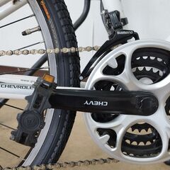 シボレー　マウンテンバイク　MTB　きれい　ホワイト