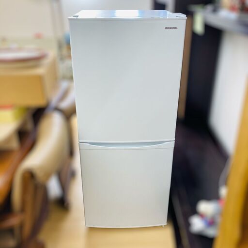 【レガストック川崎本店】IRIS OHYANA　アイリスオーヤマ　ノンフロン冷凍冷蔵庫　142L　IRSD-14A-W　2022年製