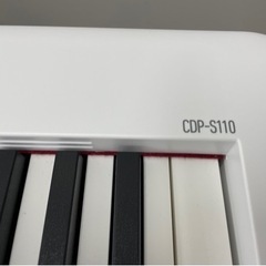 カシオ(CASIO)電子ピアノ CDP-S110WE (ホワイト) 2022年製88鍵盤 専用