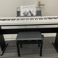 カシオ(CASIO)電子ピアノ CDP-S110WE (ホワイト...