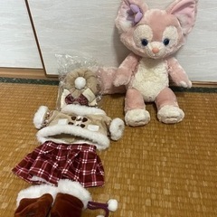 今月いっぱいまでの出品☆ディズニーシー限定 リーナベルのぬいぐるみ&お洋服セット