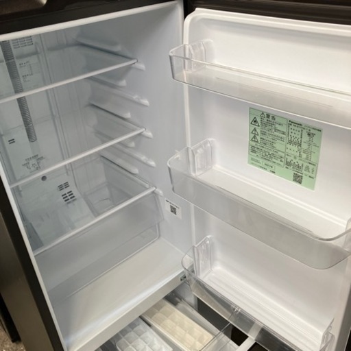 K2404-117 Panasonic ノンフロン冷凍冷蔵庫 NR-B17FW-T 168L 2022年製  