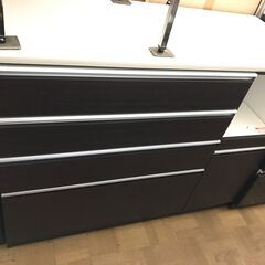 【FU793】★キッチンボード  ダークブラウン  キッチン家具...