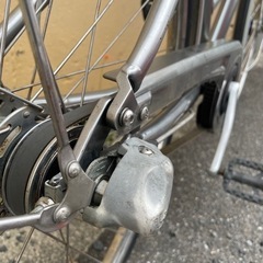 【格安‼️】 ブリヂストン アルベルト 27インチ L型 シルバー-ジャクソンズ × マドモワゼルノンノン コラボ★カゴバッグ パイナップル