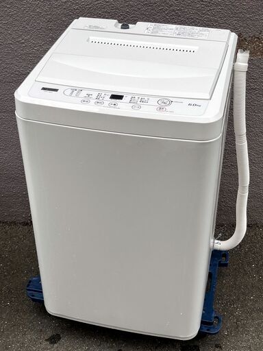 ⑧【税込み】高年式 美品 ヤマダセレクト 6kg 全自動洗濯機 YWM-T60H1 2022年【PayPay使えます】