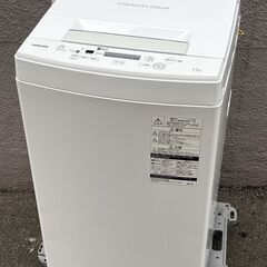 ㊾【税込み】美品 東芝 4.5kg 全自動洗濯機 AW-45M7...
