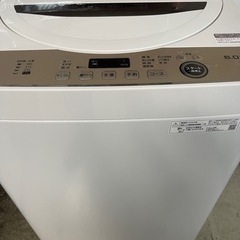 2023年　シャープ　洗濯機　6kg 