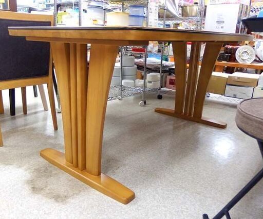 ダイニングテーブル 幅150cm ニトリ ラグーン ライトブラウン ☆ 札幌