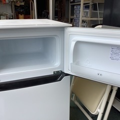 【リサイクルサービス八光】2019年製　ハイセンス　冷蔵庫 ホワイト HR-B95A-W [2ドア /右開きタイプ /93L]
