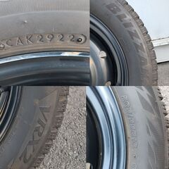 商談中 GR86純正スチールホイール付スタッドレス 205/55R16 4本 ブリジストン VRX2 ブリザック 2022年製