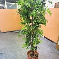 【無料】180cm ダミー観葉植物 プランター フェイク