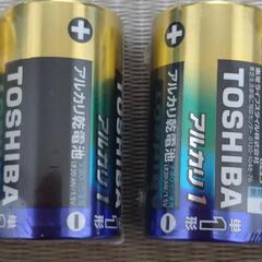 アルカリ電池　単1　TOSHIBA