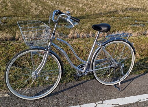 あさひ　２７インチ自転車　外装５速　ほぼ新品