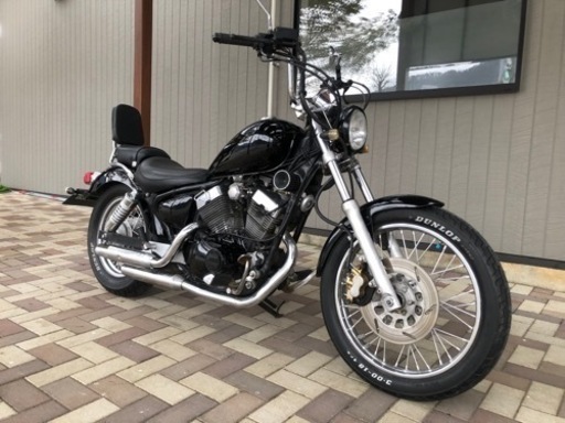 YAMAHA❗️ビラーゴ250 3DM オールペン ダウンサス 社外ハンドル