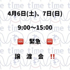 緊急譲渡会を開催します‼️