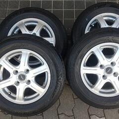 アルミホイール 付き タイヤ 軽自動車 145/80R13 夏タ...