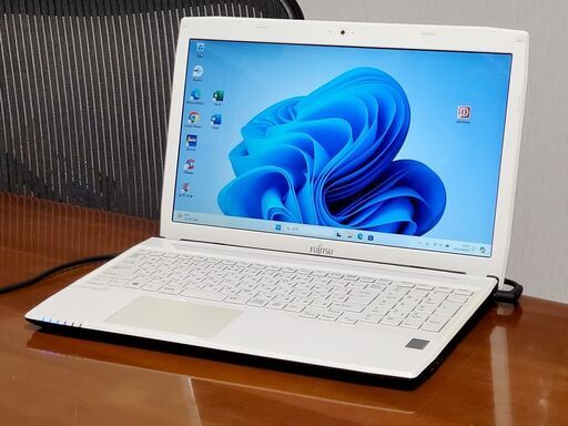 富士通 15インチ【win10+win11 起動8秒 CPUスコア5330】i7 新品SSD256GB/ office JW-CAD