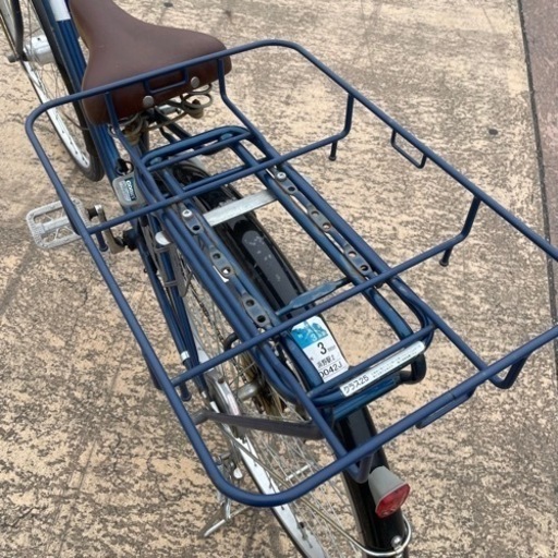 都内/千葉市引取】ママチャリ 27インチ カゴ/鍵/オートライト/6段変速 