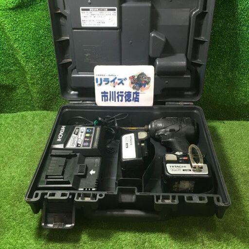 日立 WH14DDL 充電式インパクトドライバ バッテリー2個付き【市川行徳店】【店頭取引限定】【中古】管理番号：ITUSV1VPBBBO