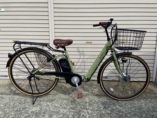 【新品★未使用】　電動アシスト自転車 シマノ製6段変速 26インチ オリーブ