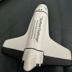 おもちゃ　フィギュア　スペースシャトル　ゴム製