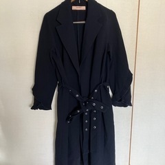 【ZARA】紺色薄手コートジャケット