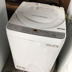 シャープ 洗濯機 6.0kg ES-GE6C-W