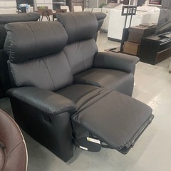 手動リクライニング　2人掛けソファ