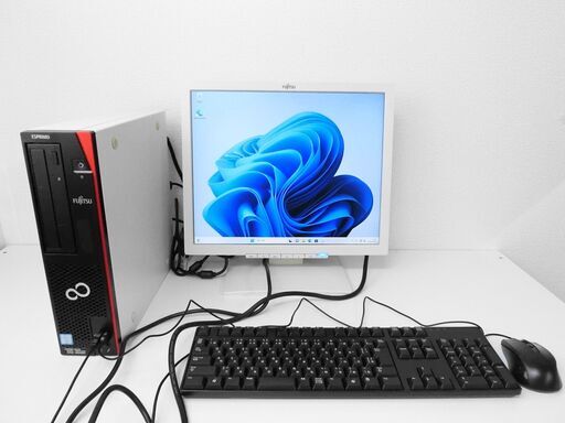 FUJITSU ESPRIMO D556/M FMVD1602V デスクトップパソコン Core-i3 6100U 3.7GHz 2コア4スレッド メモリ8GB SSD237GB Win11Pro