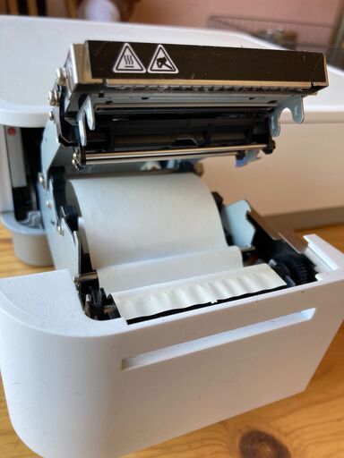 mPOP10 WHT レシートプリンター内蔵 キャッシュドロア ＆ ロール紙（2  