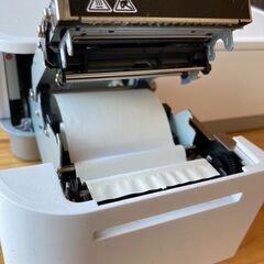 mPOP10 WHT レシートプリンター内蔵 キャッシュドロア ＆ ロール紙（2巻）