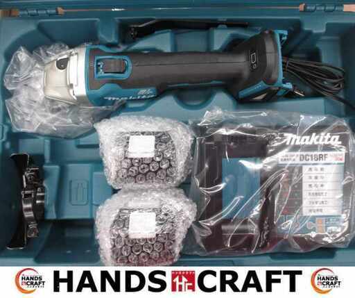 makita マキタ GA404DZ ディスクグラインダ 18V 6.0Ah バッテリー×2 充電器 未使用【ハンズクラフト宜野湾店】