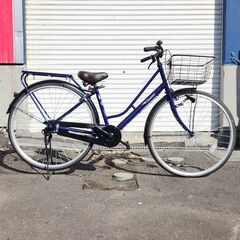 5/5販売済KH】シティサイクル 自転車 27インチ ママチャリ 変速なし 
