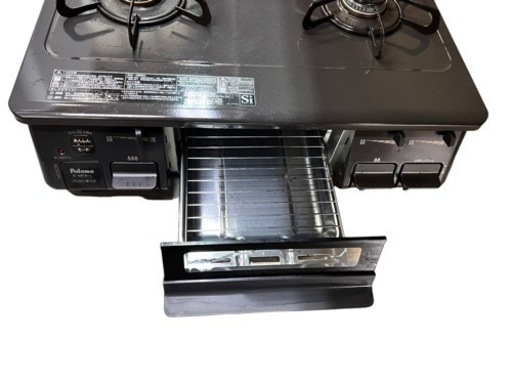 NO.1325 【2023年製】パロマ ガステーブル 2口ガスコンロ IC-S87K-2L 