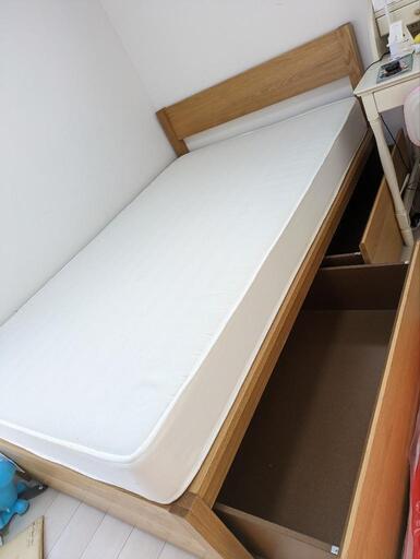 セミダブルベッド 寝具 マットレスセット