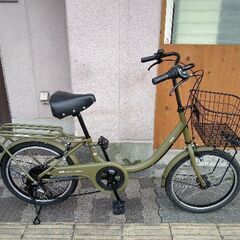 [Welby]Cipolla(チポラ)20吋 コンパクト自転車 外装6段/LEDオート/マットオリーブ